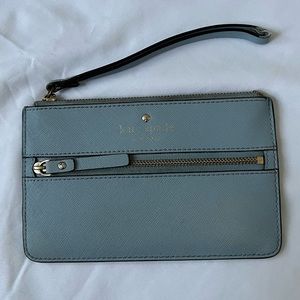 KATE SPADE POND ISLAND WATERS BLUE WRISLET WALLET